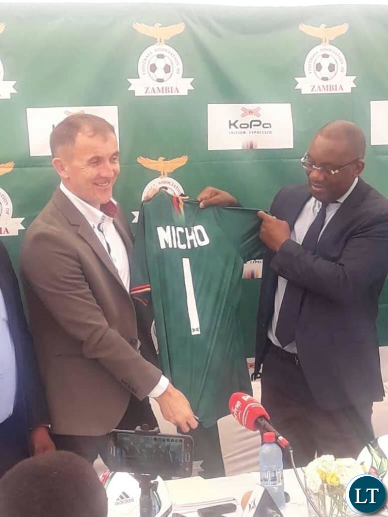 Micho unveiled as Chipolopolo Coach
