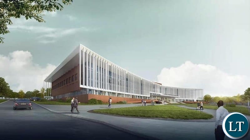 The  Artist Impression of the  New Conference Center: A gift from China
