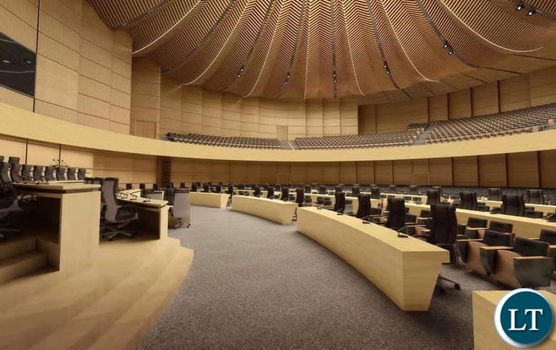 The  Artist Impression of the  New Conference Center: A gift from China