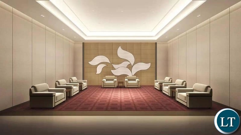 The  Artist Impression of the  New Conference Center: A gift from China