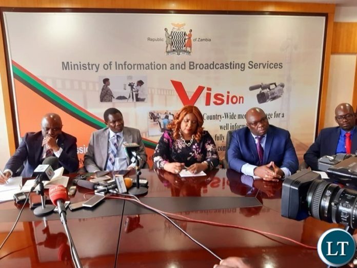 The Joint media briefing Minister of Home Affairs, Ministers of information and General Education
