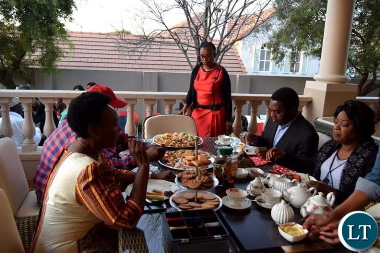 Picture surfaces of GBM having a meal with HH