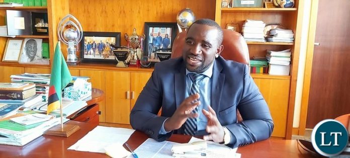 Minister of Youth, Sport and Child Development Hon. Emmanuel Mulenga