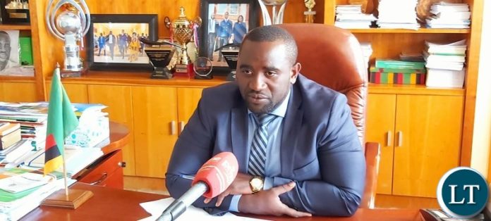 Minister of Youth, Sport and Child Development Hon. Emmanuel Mulenga