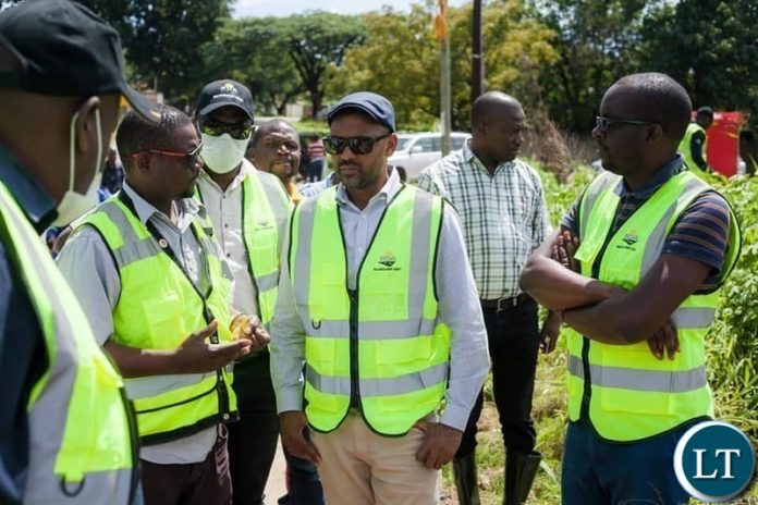 Housing and Infrastructure Development Minister Hon Vincent Mwale