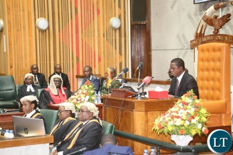 President Lungu’s Full Speech  in Parliament