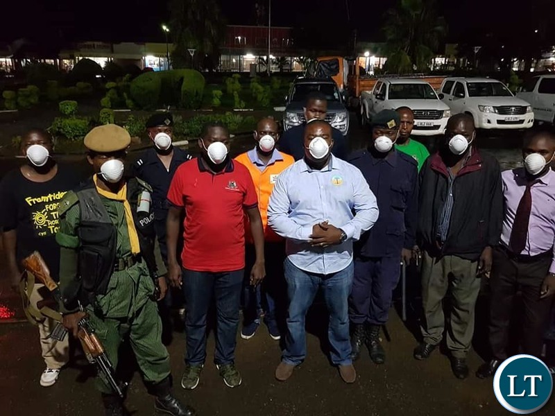 Kabwe Mayor His Worship Prince Chileshe and his team have declared alright war on the Coronavirus (COVID 19). The City Father has assembled a team of operatives to ensure that all residents adhere to the President's directives.