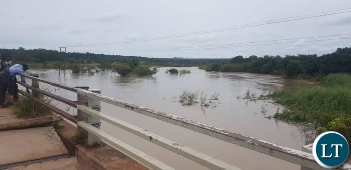 The Luangwa South Bound Bridge crossing the Kafue River along the T3 Road in Kitwe on the Copperbelt. The Luangwa South Bound Bridge crossing the Kafue River along the T3 Road in Kitwe on the Copperbelt.
