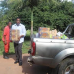 HH inspecting some of the items to be donated as part of Covid-19 response