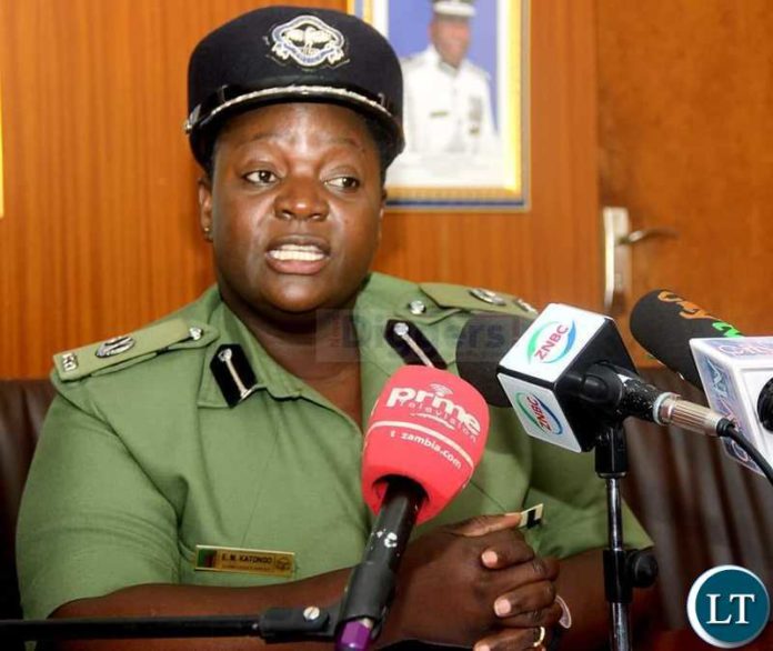 Police spokesperson Esther Katongo
