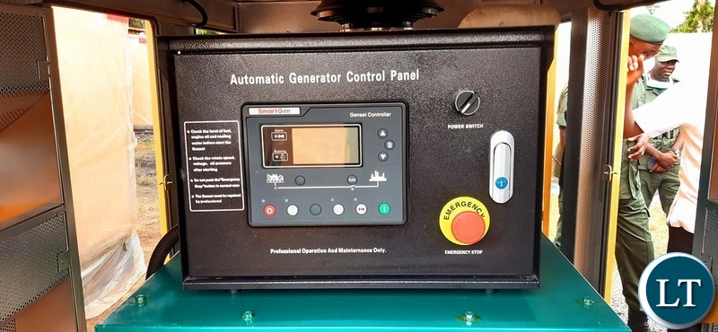 Power generator control panel