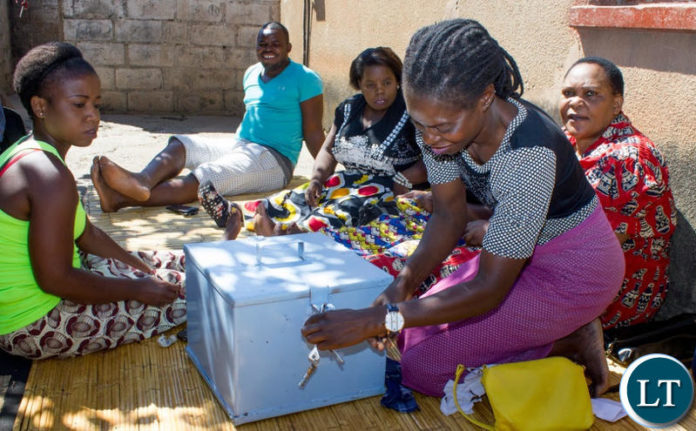 Savings Group meeting in session