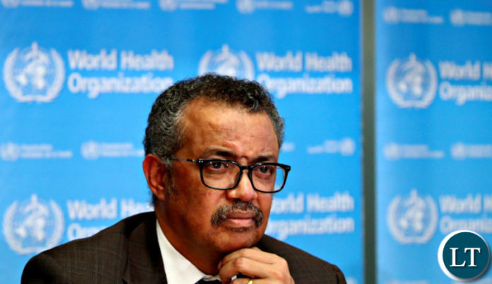 World Health Organisation (WHO) director-general Tedros Adhanom Ghebreyesus.