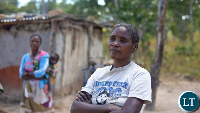 Felicia Kasenga and her family were forcibly evicted by a commercial farmer from land in Luombwa and they ended up homeless. © 2017 Samer Muscati for Human Rights Watch Felicia Kasenga and her family were forcibly evicted by a commercial farmer from land in Luombwa and they ended up homeless. © 2017 Samer Muscati for Human Rights Watch