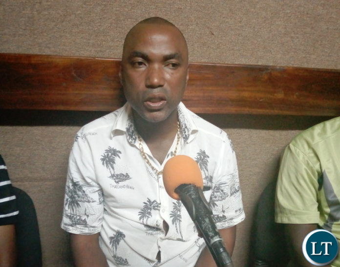 Kitwe based political activist Kelvin Chipili