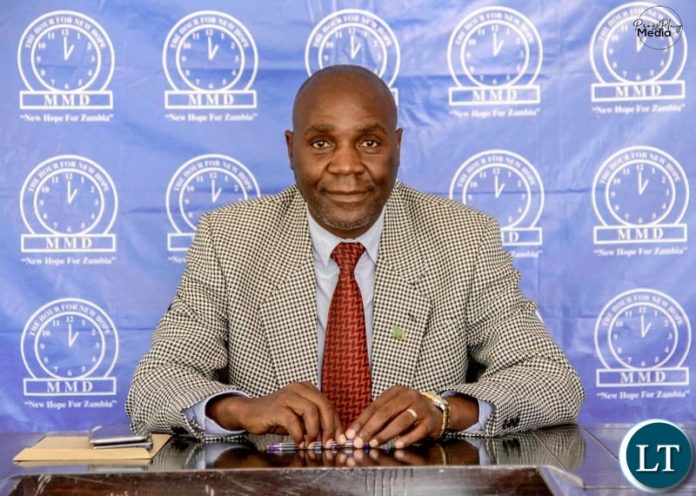 New Hope MMD Spokesperson Dr. Cephas Mukuka