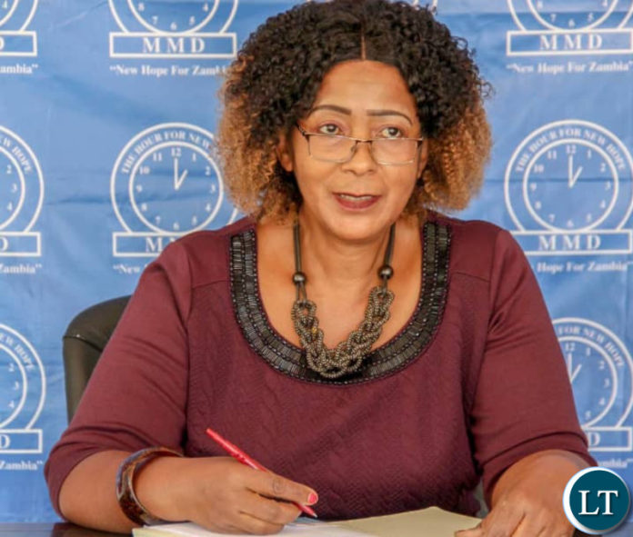 Movement for Multiparty Democracy (MMD) National Secretary Hon Elizabeth Chitika