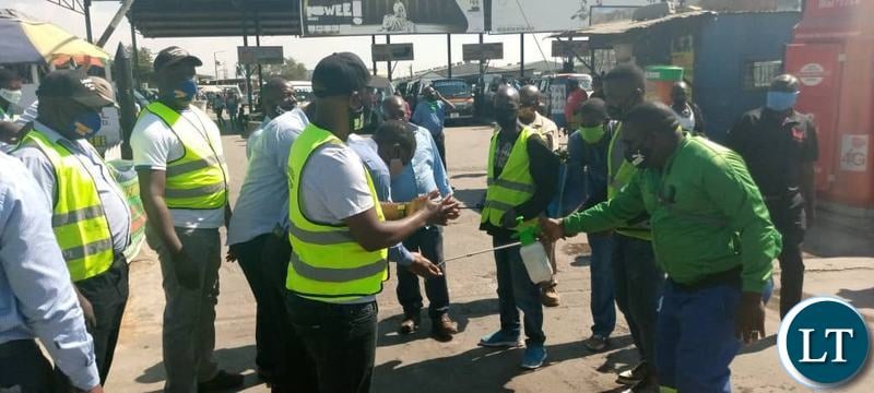 Public Service Vehicle (PSV) bus drivers in Lusaka 