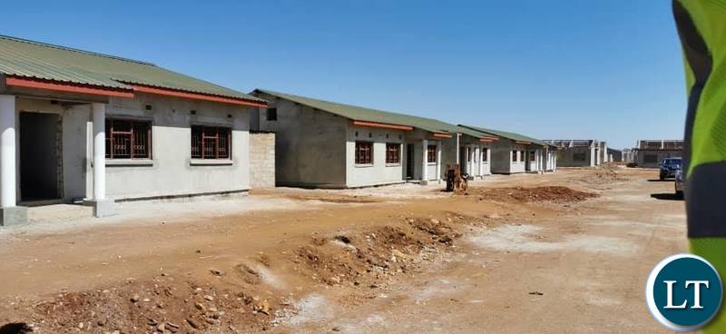 The New Buffalo Park Baracks in Lusaka.