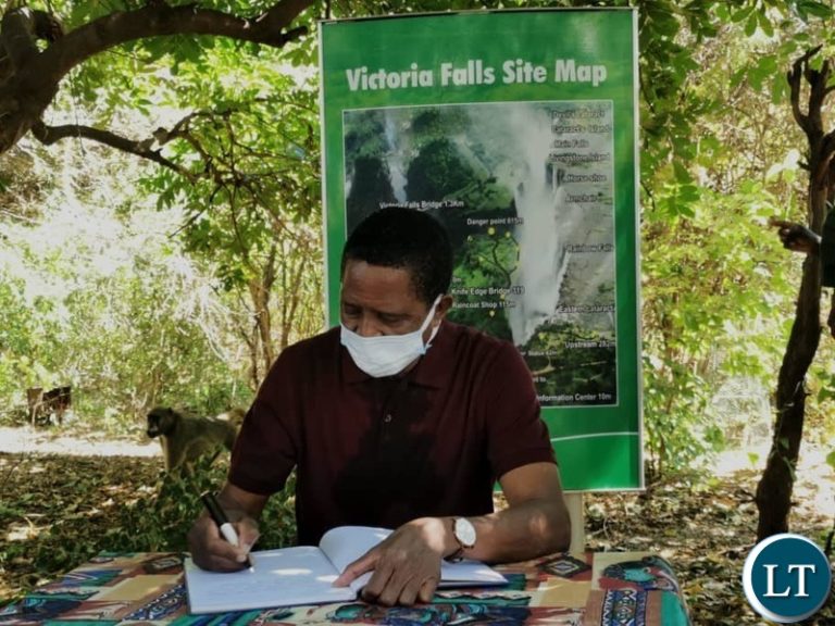 President Lungu Opens Victoria Falls