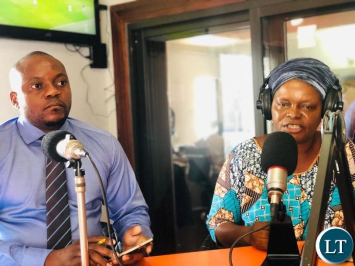 CiSCA Vice-Chairperson Judith Mulenga Debating with PF Deputy Media Director Antonio Mwanza on a Radio Show CiSCA Vice-Chairperson Judith Mulenga Debating with PF Deputy Media Director Antonio Mwanza on a Radio Show
