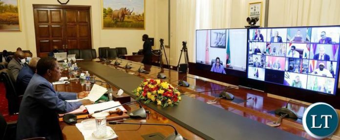 President Lungu in Meeting