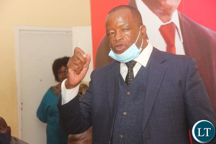 UPND Monze Central MP Jackie Mwiimbu stresses a point during a media briefing at the UPND secretariat UPND Monze Central MP Jackie Mwiimbu stresses a point during a media briefing at the UPND secretariat