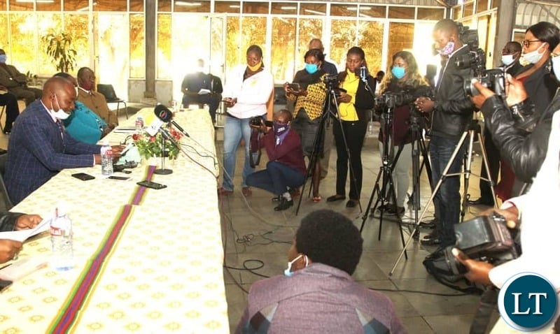National Clergy Consultative forum addressing the the Media on Bill 10