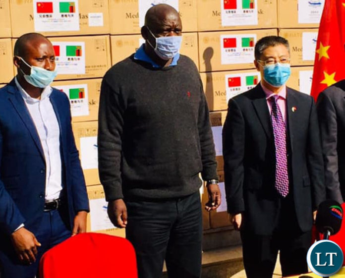 The Communist Party of China Secretary General Xi- Jingping and PF Secretary General Davies Mwila
