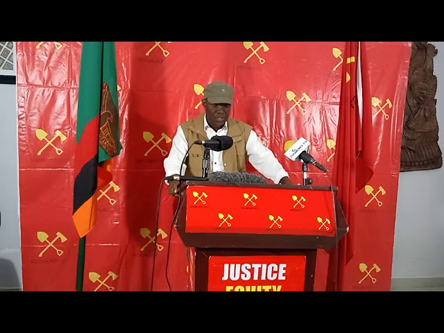 Manifesto Launch By Fred M’membe’s Socialist Party