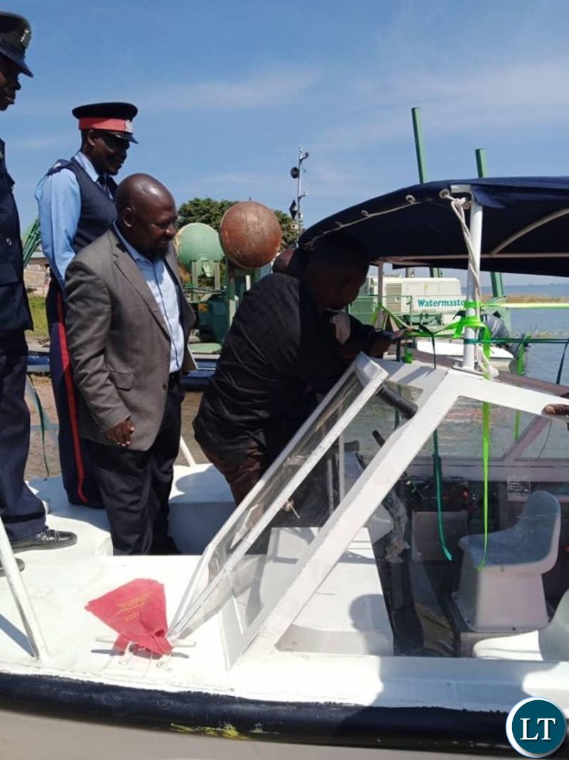 Chilubi Town Council commissioning a 16 sitter boat worth K1.2 Million to lessen challenges of water transport on the island.