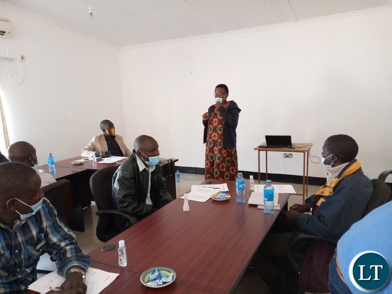 A capacity building workshop for Ward Development Committee members for Keemba, Choongo East and Choongo West wards at Village Blu Lodge in Monze,