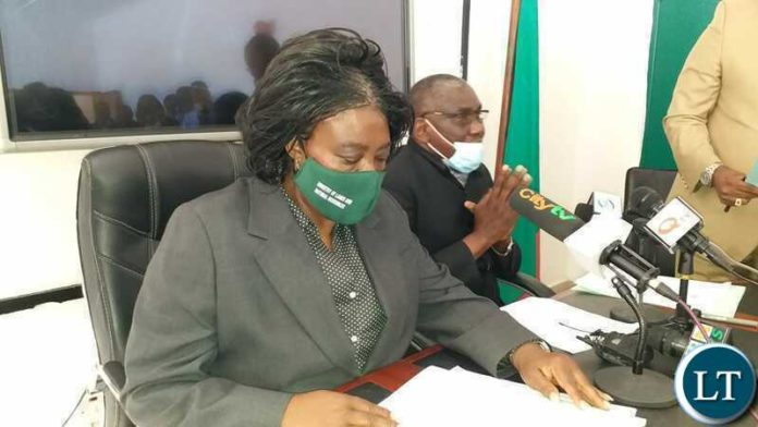 Lands and Natural Resources Minister Jean Kapata