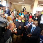 Chief Mabumba of the Ushi people of Mansa district in Luapula Province, Chief Kalasa Mukoso of the Nakabende people of Samfya District, Chief Lukangaba, Chief Kalaba, and Chief Mabenge at the Court Apperance of Dr Chitalu Chilufya to pronounce a blessing on him