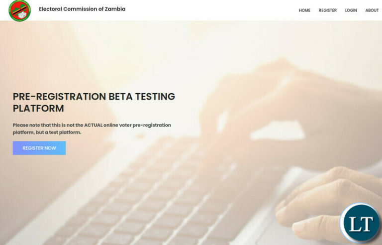 Electoral Commission of Zambia launches Testing Platform for Voter Pre-Registration
