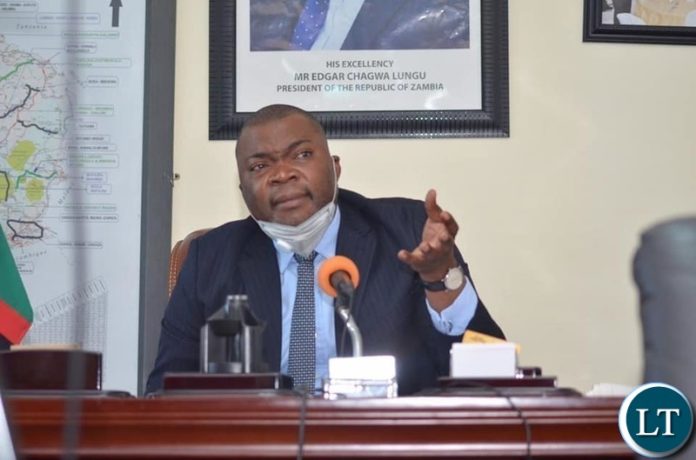 Lusaka Province Minister Bowman Lusambo