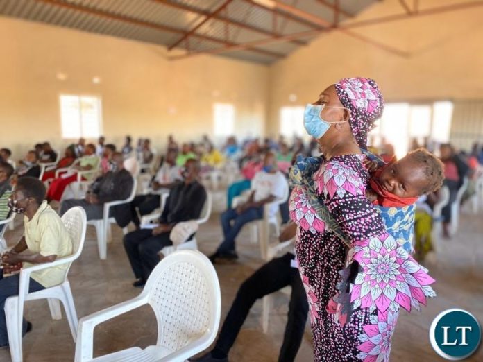 Margaret Mwanakatwe at the Youth Events in Her Constituency
