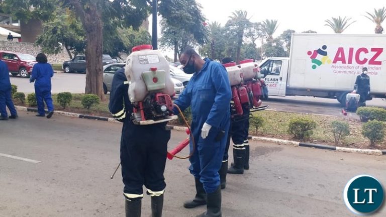 The Disinfecting of Parliament Building in Pictures