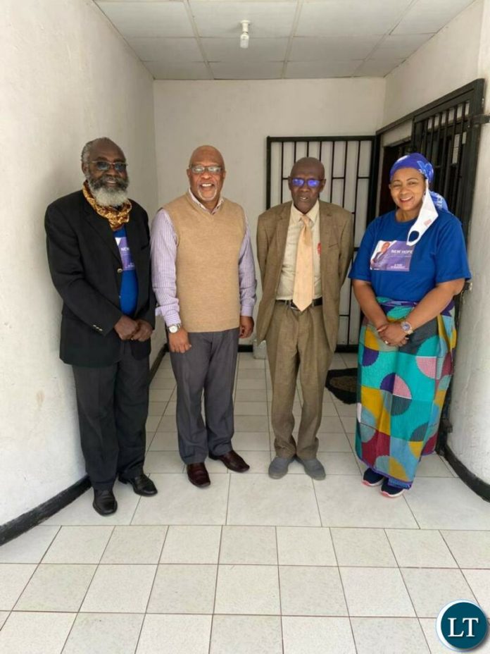 Nevers Mumba and his Delegation visiting paramount Chief Chitimukulu