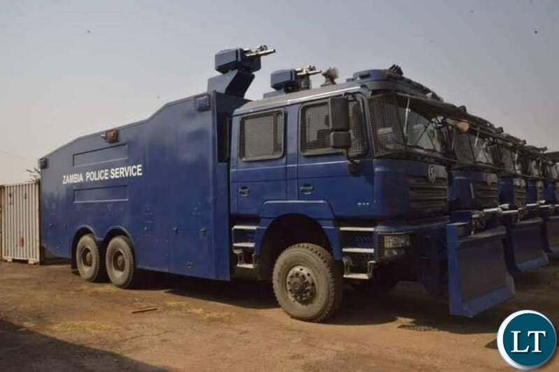 Part of the anti violence machinery for the Zambia Police Service