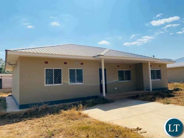 One of the new Housing in the newly built Police Housing Complex