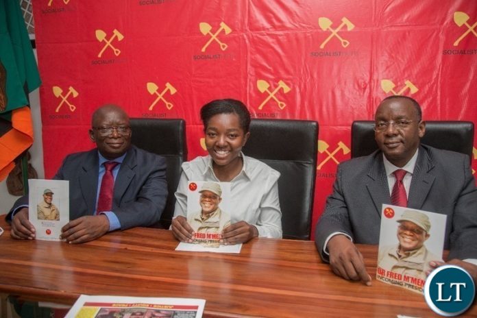 The Socialist Party top Leadership at a media briefing