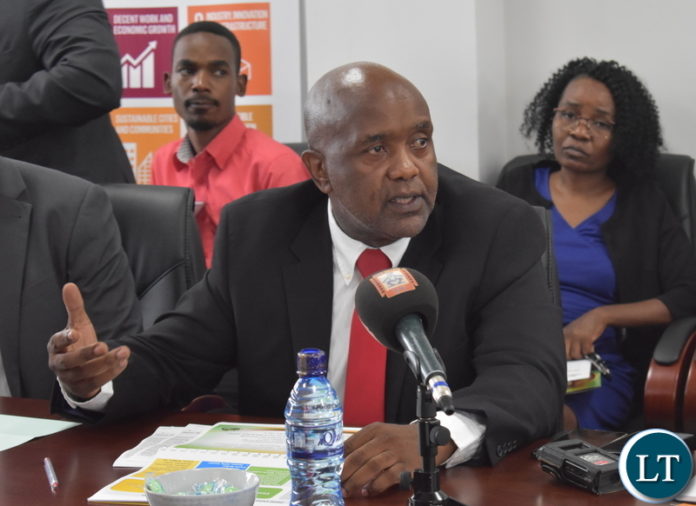 Interim Statistician General for Zambia Statistics Agency Mulenga JJ Musepa