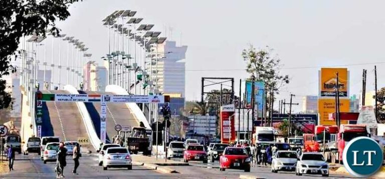 President Edgar Lungu commissions the Flyover Bridge on the Kafue road