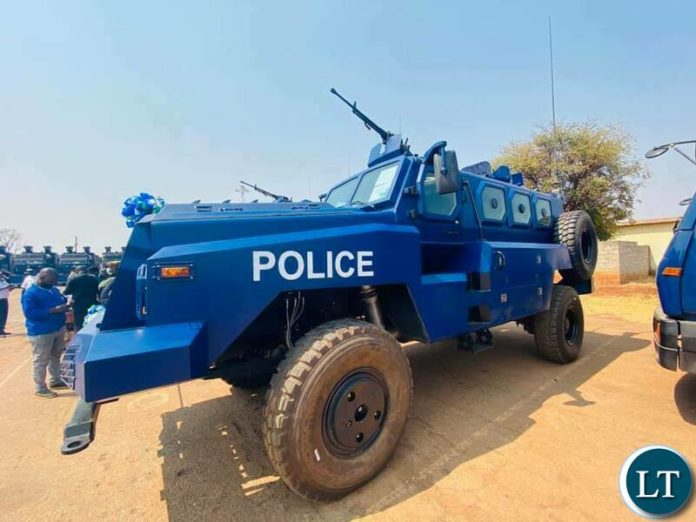 The Anti-Riot Armaoured vehicle