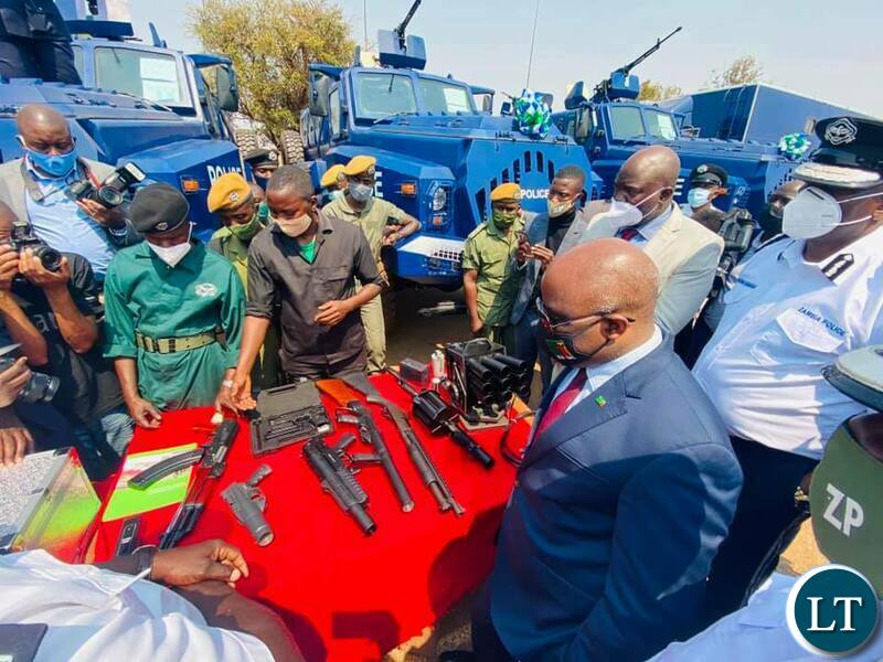 Home Affairs Minister at the Handover Ceremony