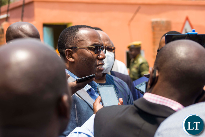 MMD Vice President at the Police Station to give Solidarity to Nevers Mumba