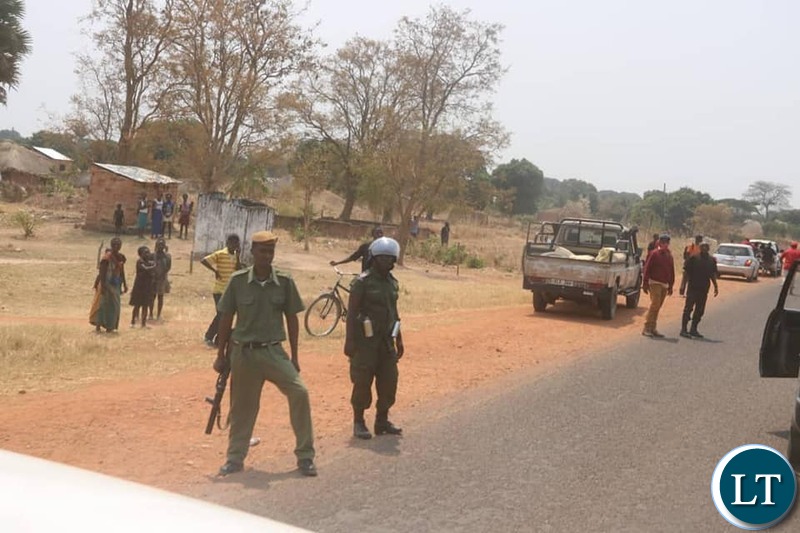 HH in Luapula Province on  his way  to Mwansabombwe, to drum up support for the party's  parliamentary by-election candidate Sunday Maluba.