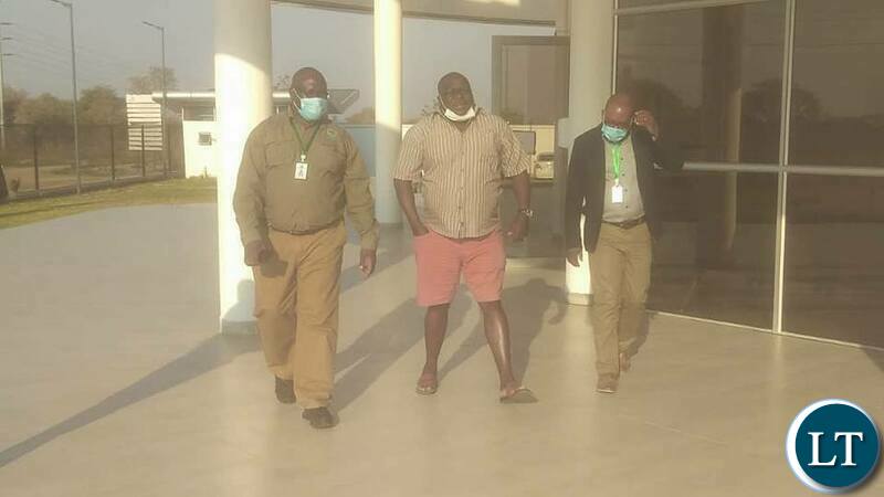 Kambwili paying an unannounced Visit at Medical Stores