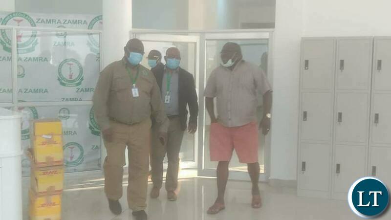 Kambwili paying an unannounced Visit at Medical Stores